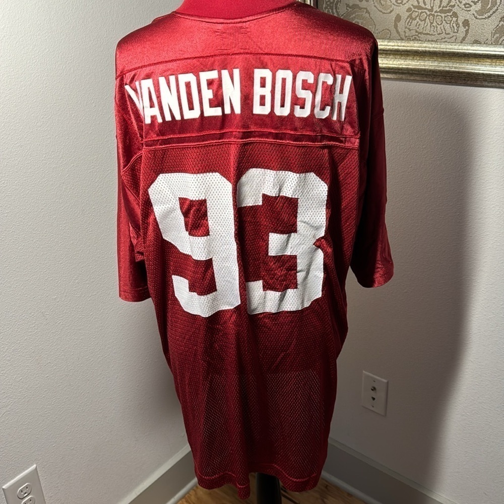 Arizona Cardinals # 93 Kyle Vanden‎ Bosh Vintage Jersey NFL Equipment Reebok XL